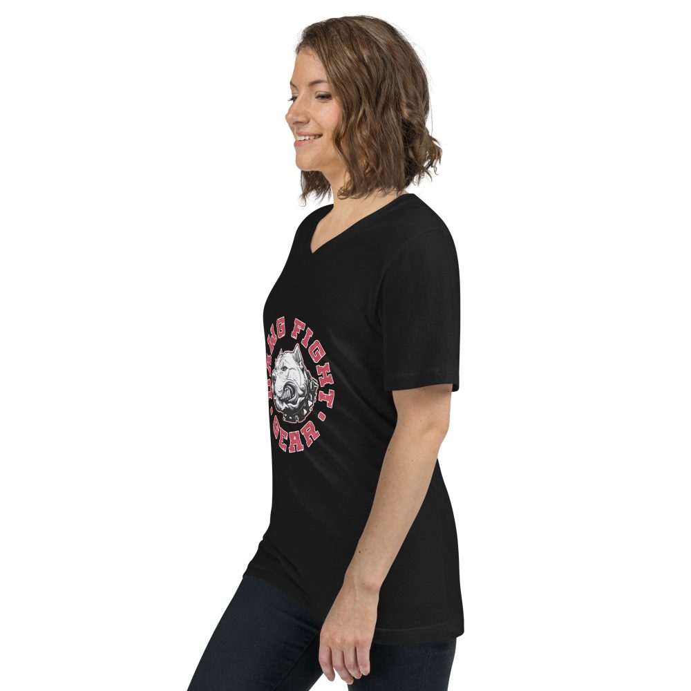 Dawg Fight Gear - Unisex Short Sleeve V-Neck T-Shirt - Image 12