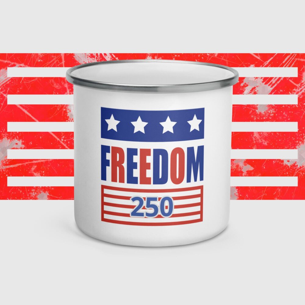 Enamel Freedom Mug